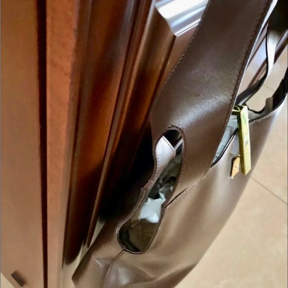 Gucci Authentic Brown leather Jackie O hobo bag